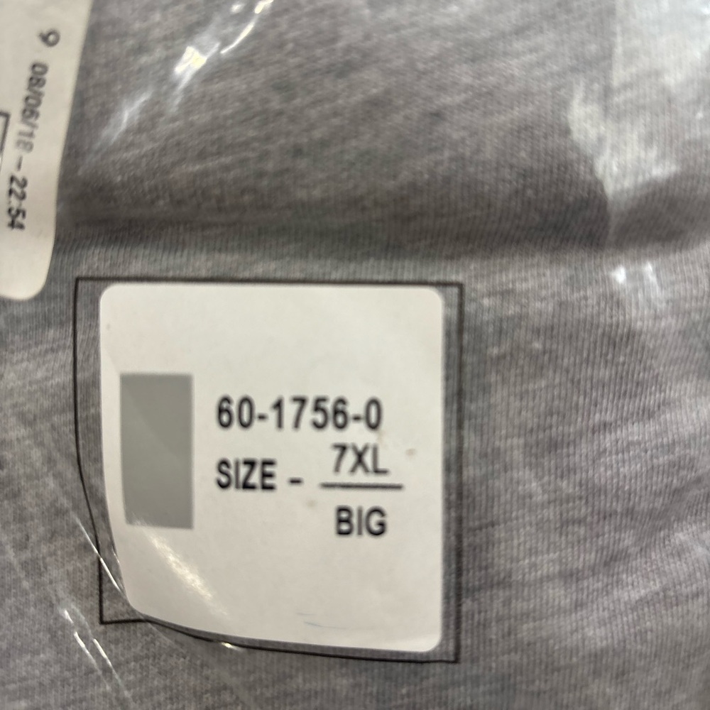 King Size 7XL Crewneck T Shirt New In Package (5 Pack) - Picture 2 of 6